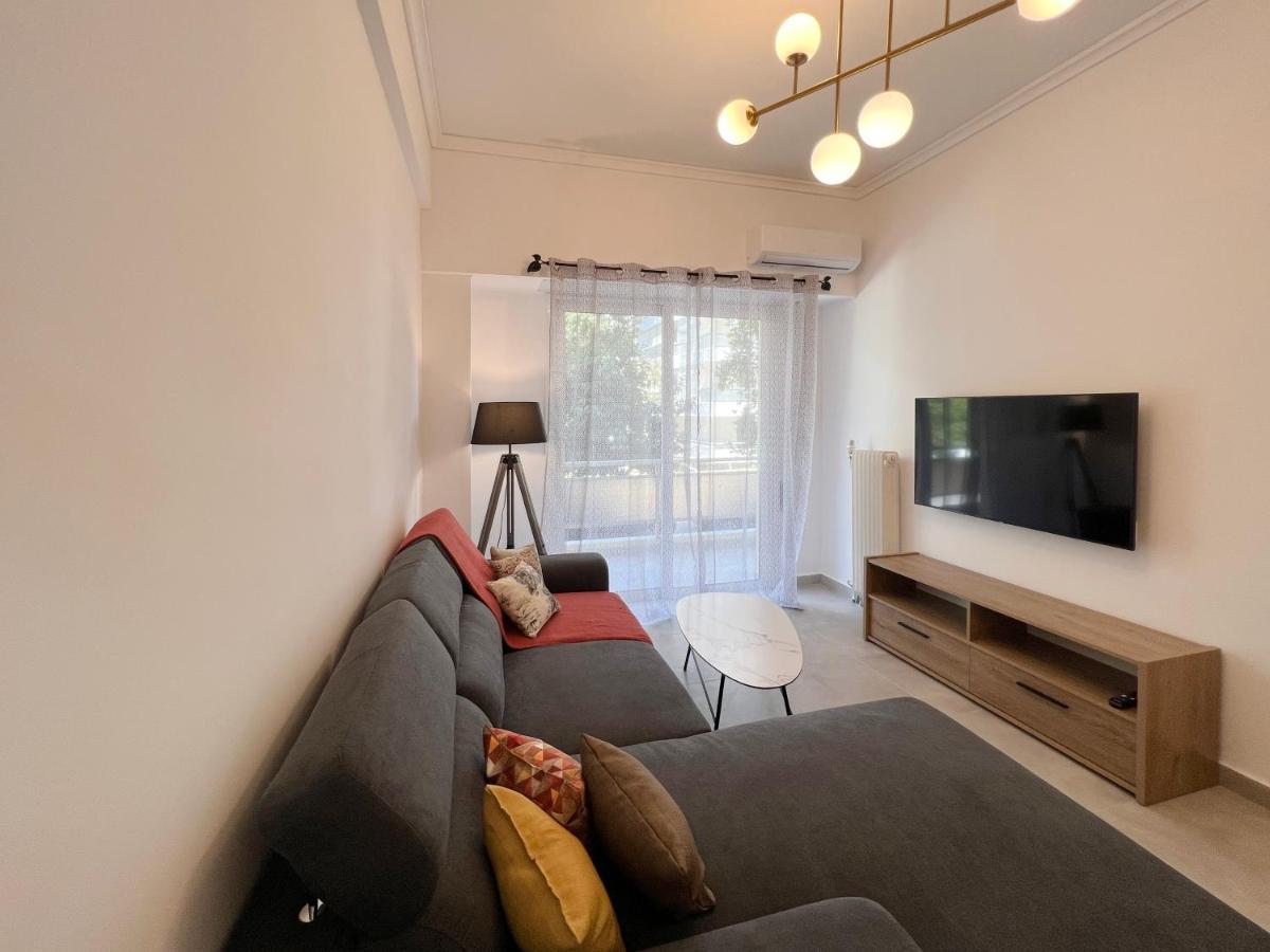 アテネMouson Modern 80Sqm Apt Next To Edem Beachアパートメント エクステリア 写真