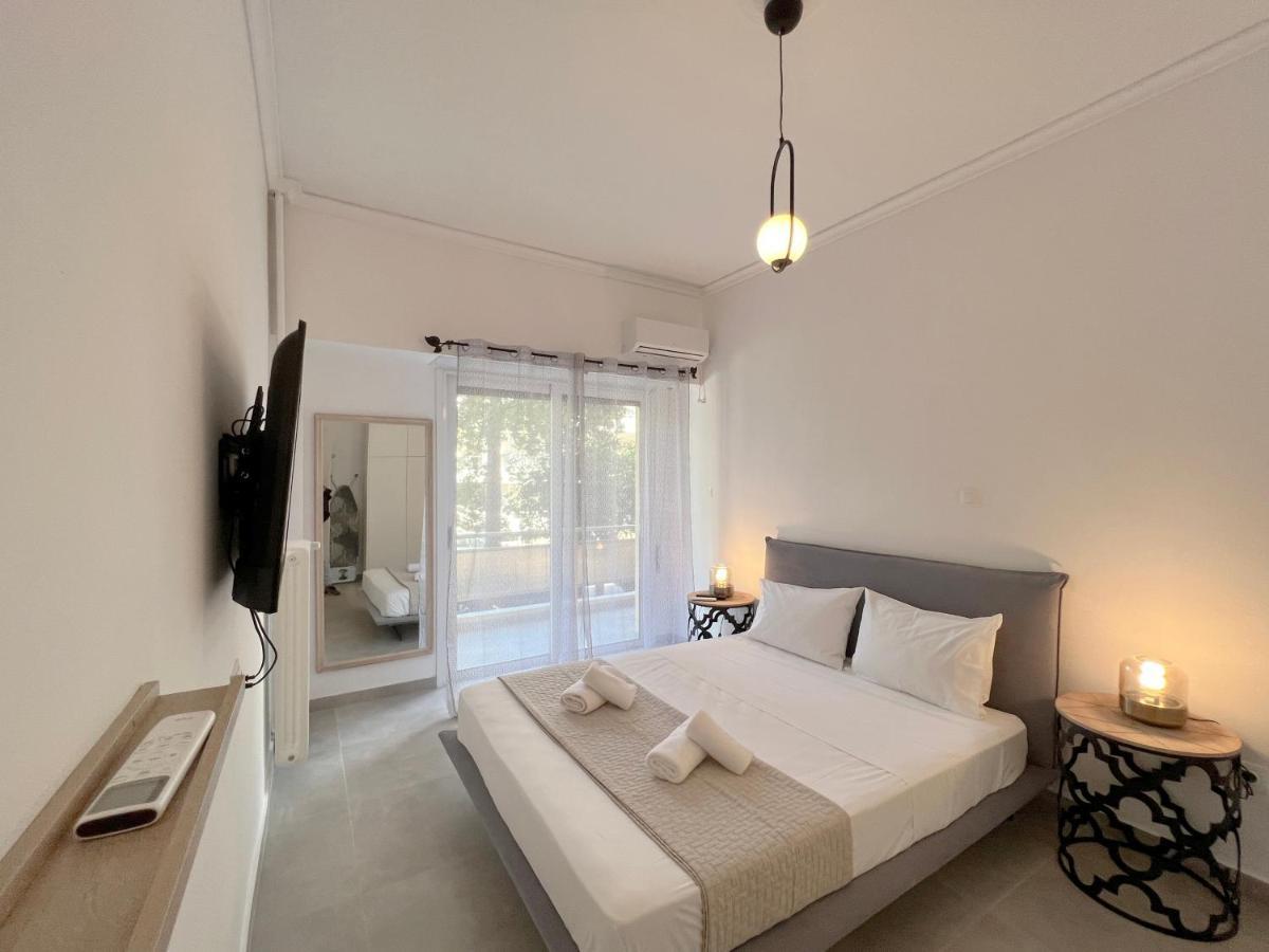アテネMouson Modern 80Sqm Apt Next To Edem Beachアパートメント エクステリア 写真