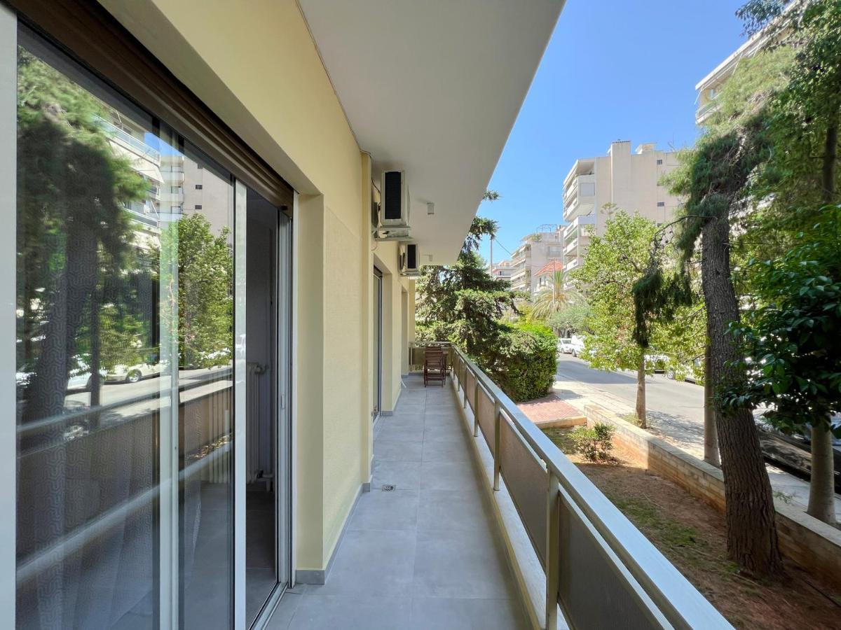 アテネMouson Modern 80Sqm Apt Next To Edem Beachアパートメント エクステリア 写真
