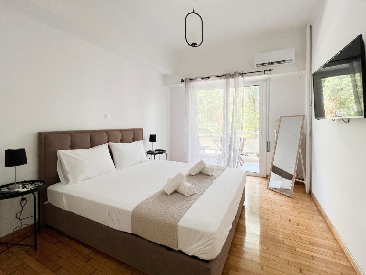 アテネMouson Modern 80Sqm Apt Next To Edem Beachアパートメント エクステリア 写真